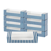 Blue and White Stripe Paper Box