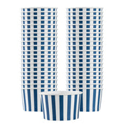 5 oz Round Blue & White Stripe Paper Cup