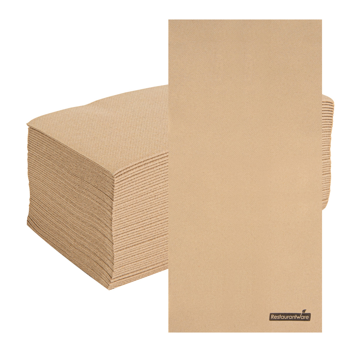 Rectangle Kraft Paper Linen-Feel Guest Towel - Air Laid