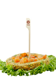 Bamboo Paddle Skewer/Food Marker, Vegan - 4in