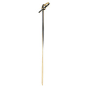 Black Bamboo Twisted Knot Pick - 6in x.5in