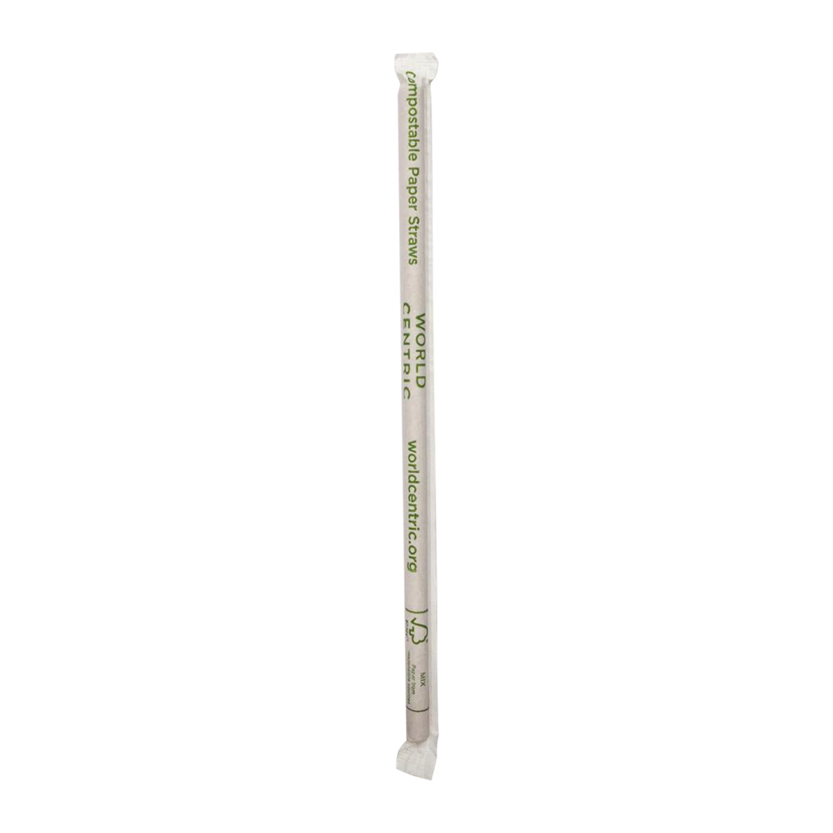 8 Kraft Wrapped Straws