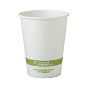 12 OZ Paper Compostable Hot Cups