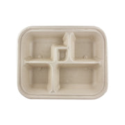 5-Compartment Fiber Bento Box