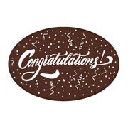 Congratulations Dark Oval Plaque