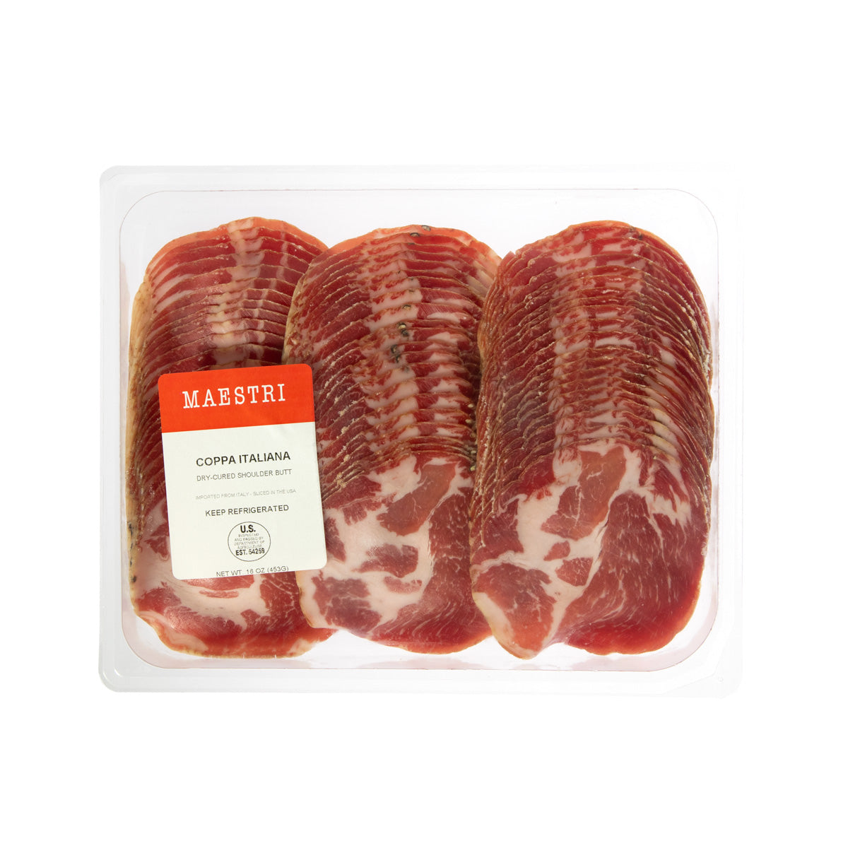 Sliced Coppa Italiana