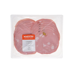 Sliced Mortadella with Pistachio