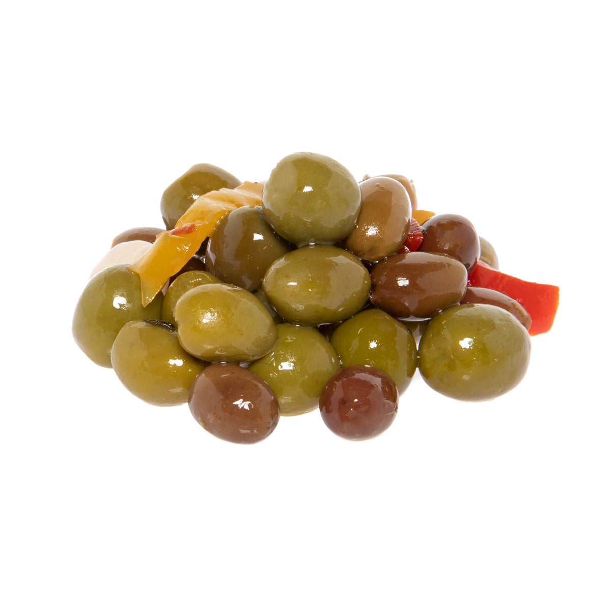 Black and Green Italian Mixed Olives