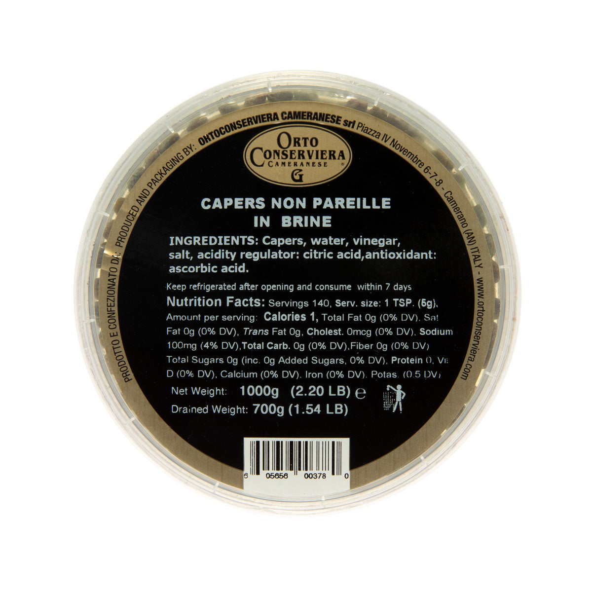Non Pareil Capers in Brine