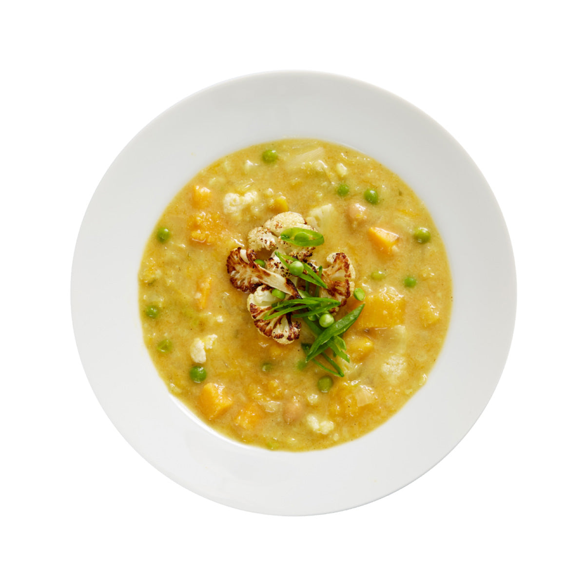 Frozen Chana Masala Cauliflower Soup