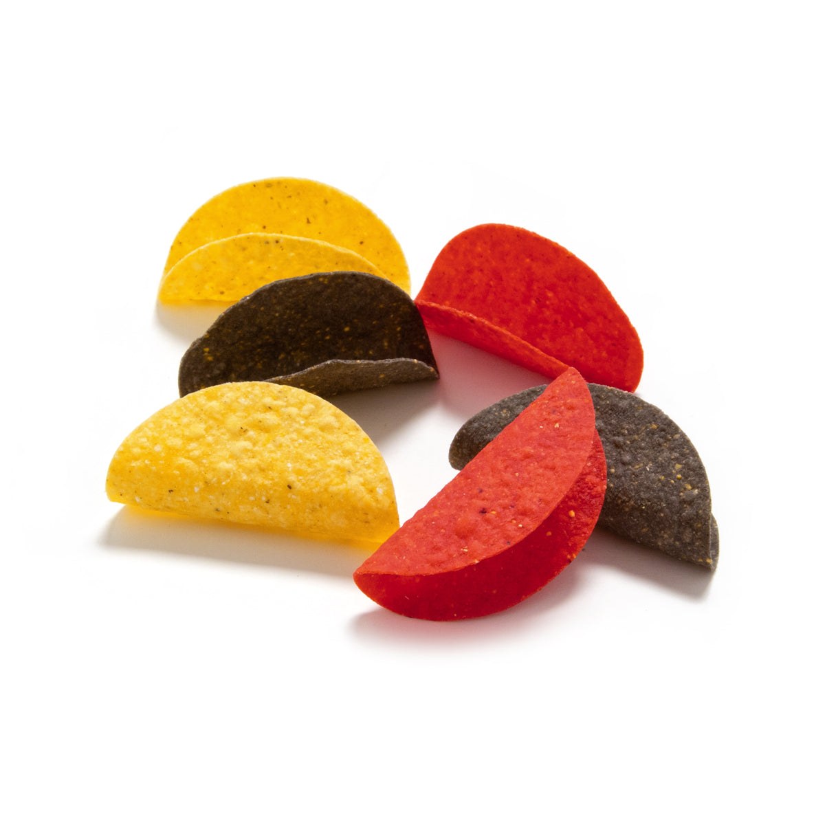 3 Mixed Colored Tortilla Shells