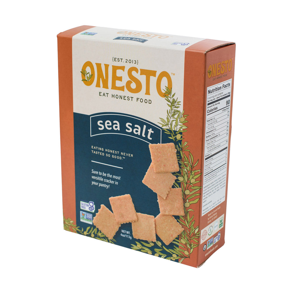 Gluten Free Sea Salt Crackers