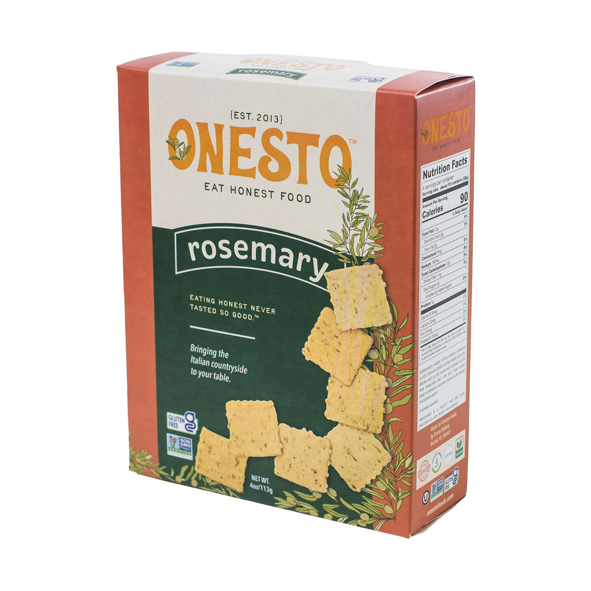 Gluten Free Rosemary Crackers