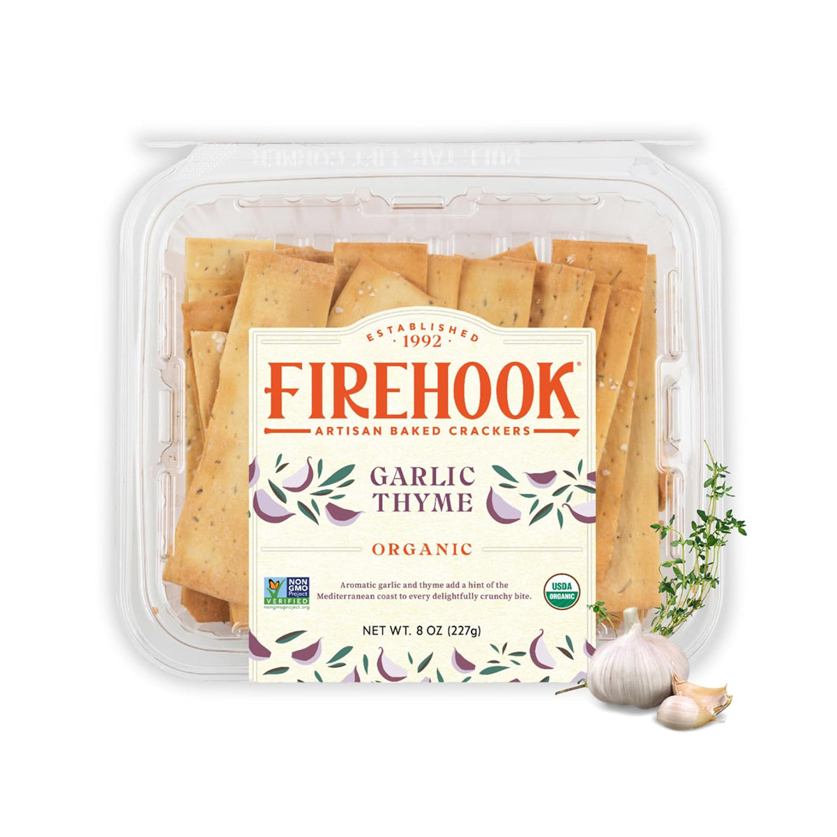 Garlic Thyme Crackers
