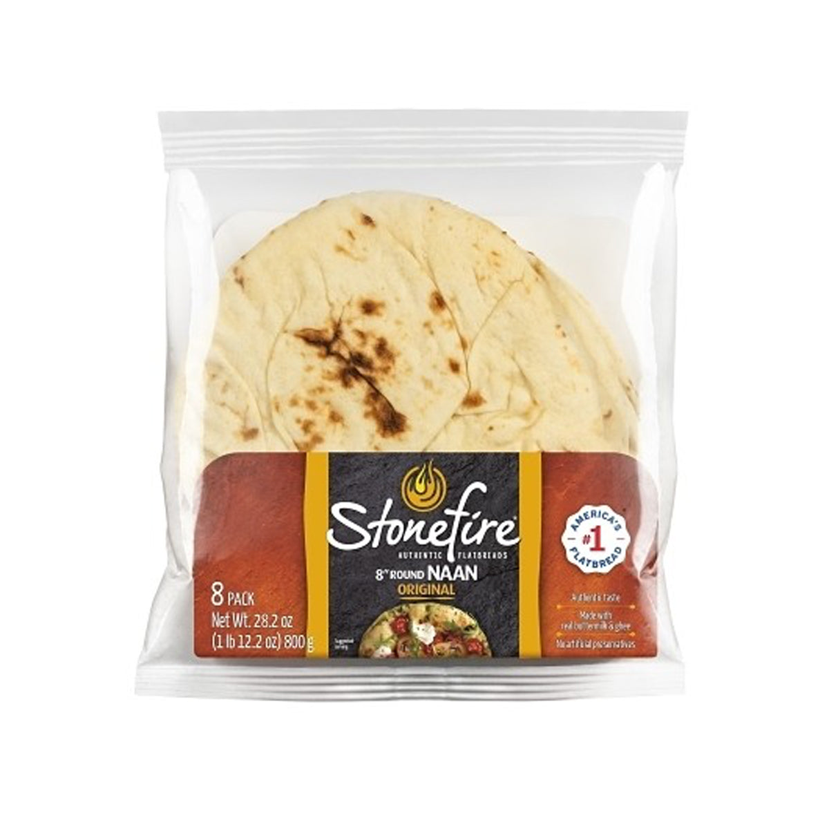 8in Round Naan