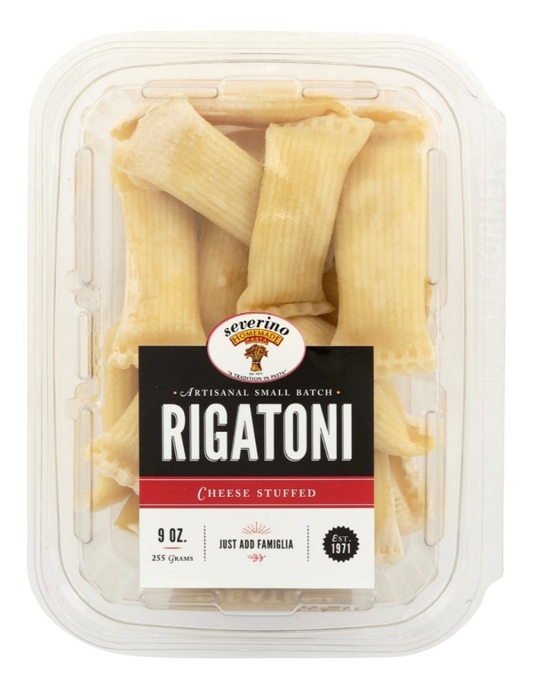 Super Fresh Cheese Stuffed  Rigatoni
