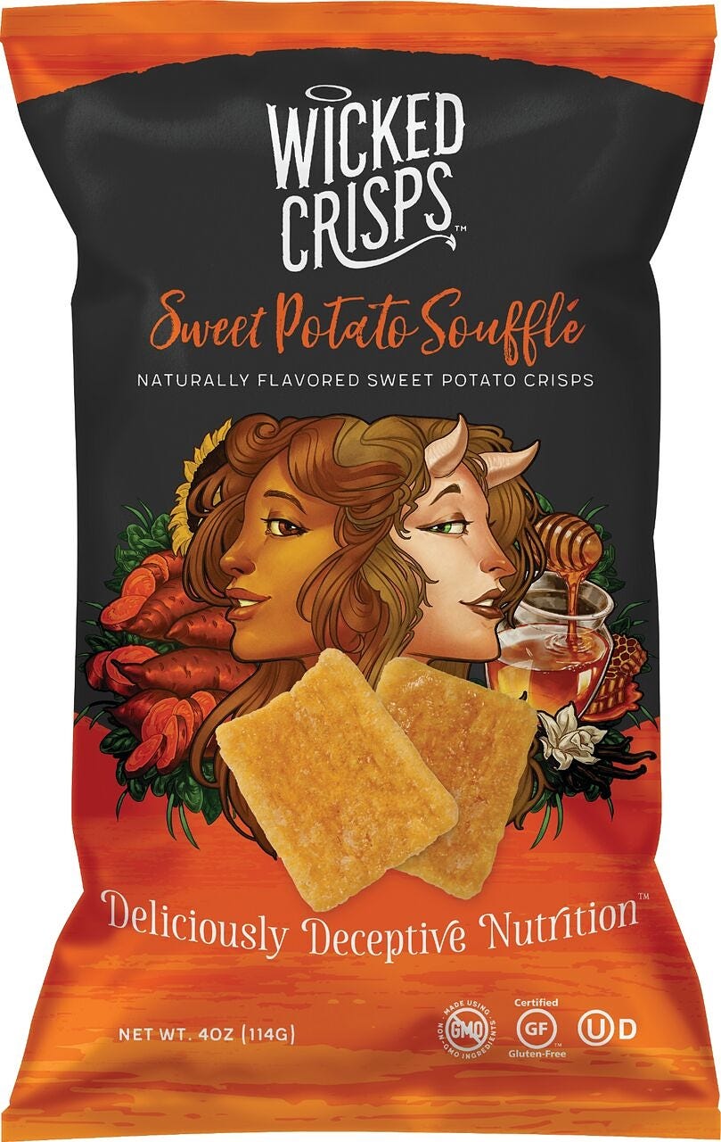 Sweet Potato Souffle Crisps
