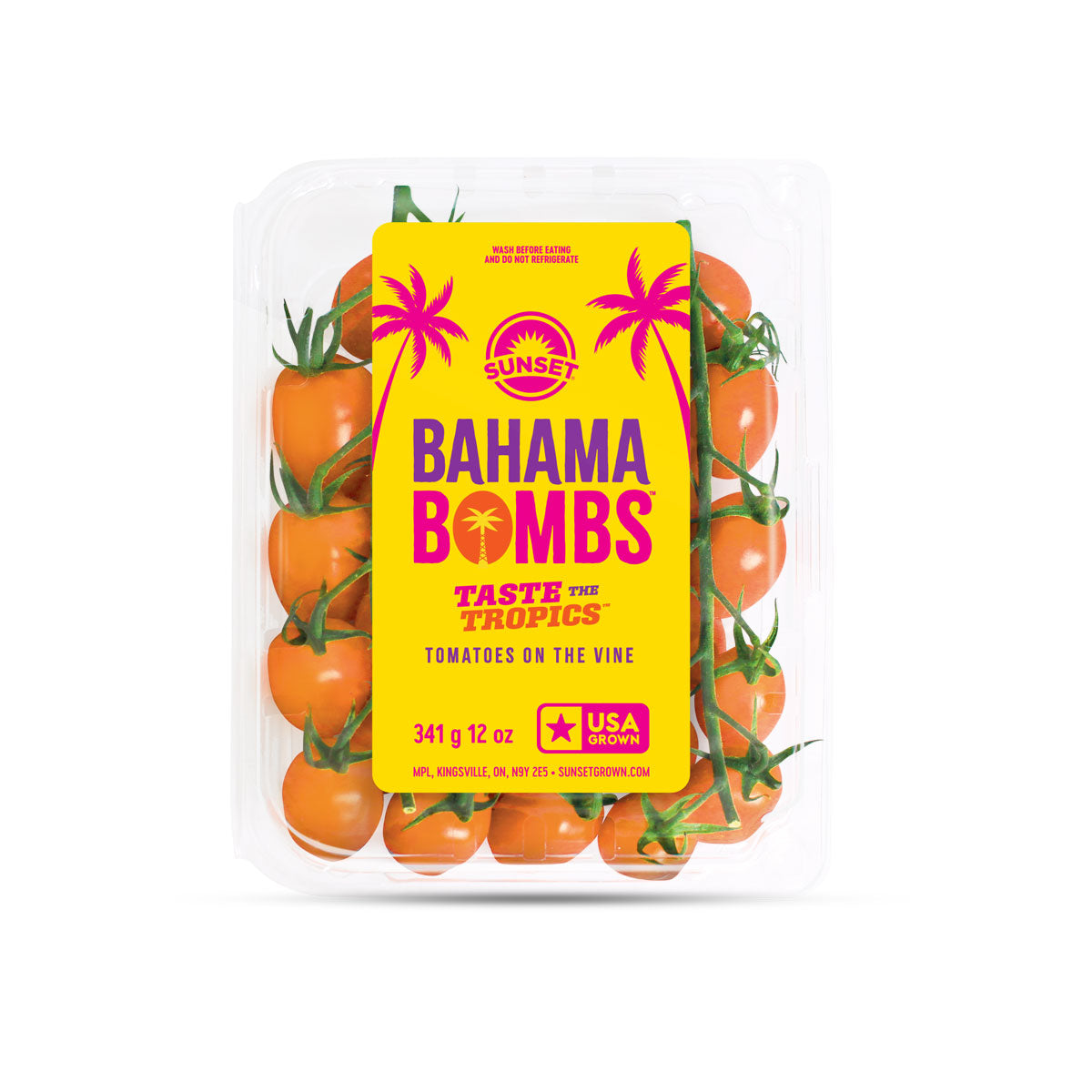 Bahama Bombs Cherry Tomatoes on the Vine