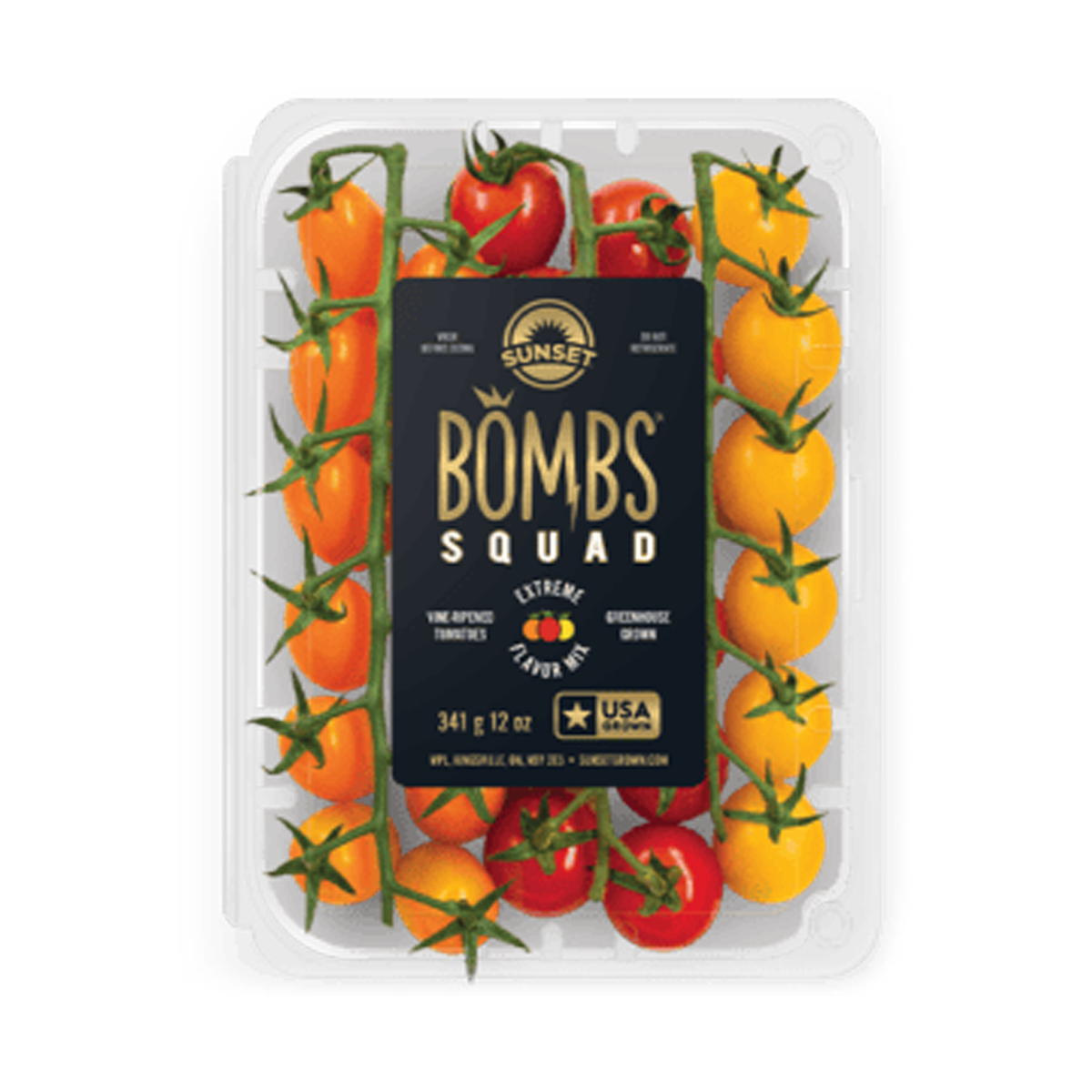 Bombs Squad Three Variety Tomatoes on the Vine