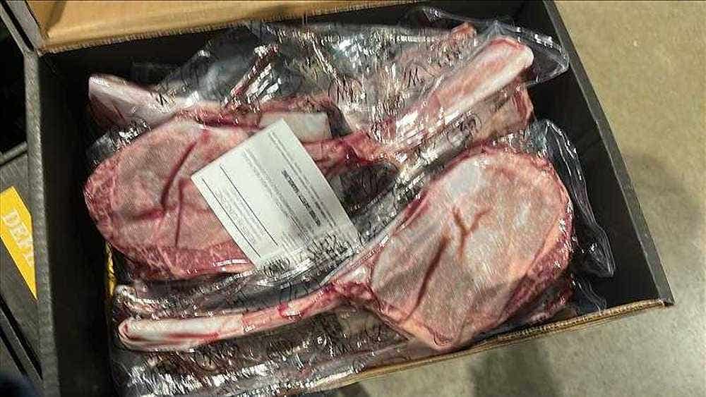 Beef Ribeye Steak Frenched Bone In