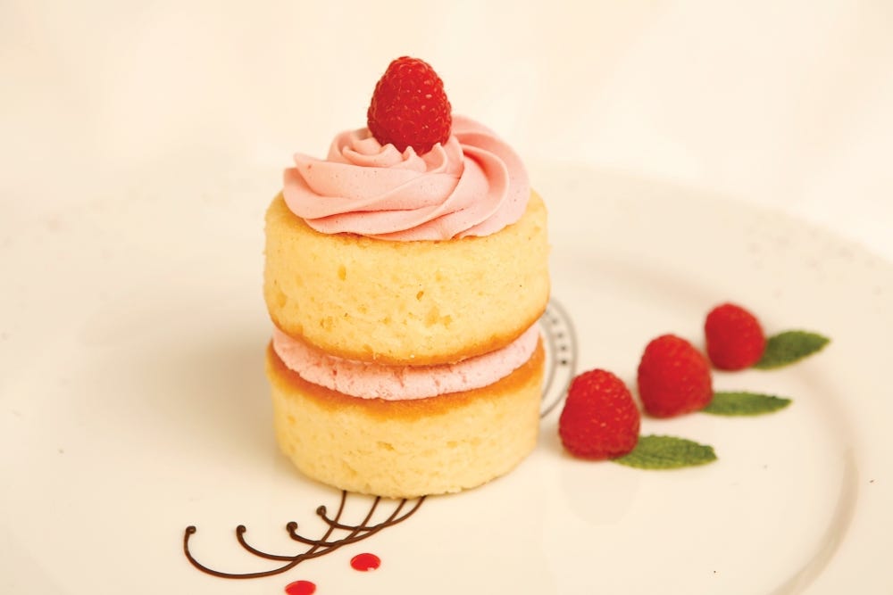 Raspberry Vanilla Bean Cake