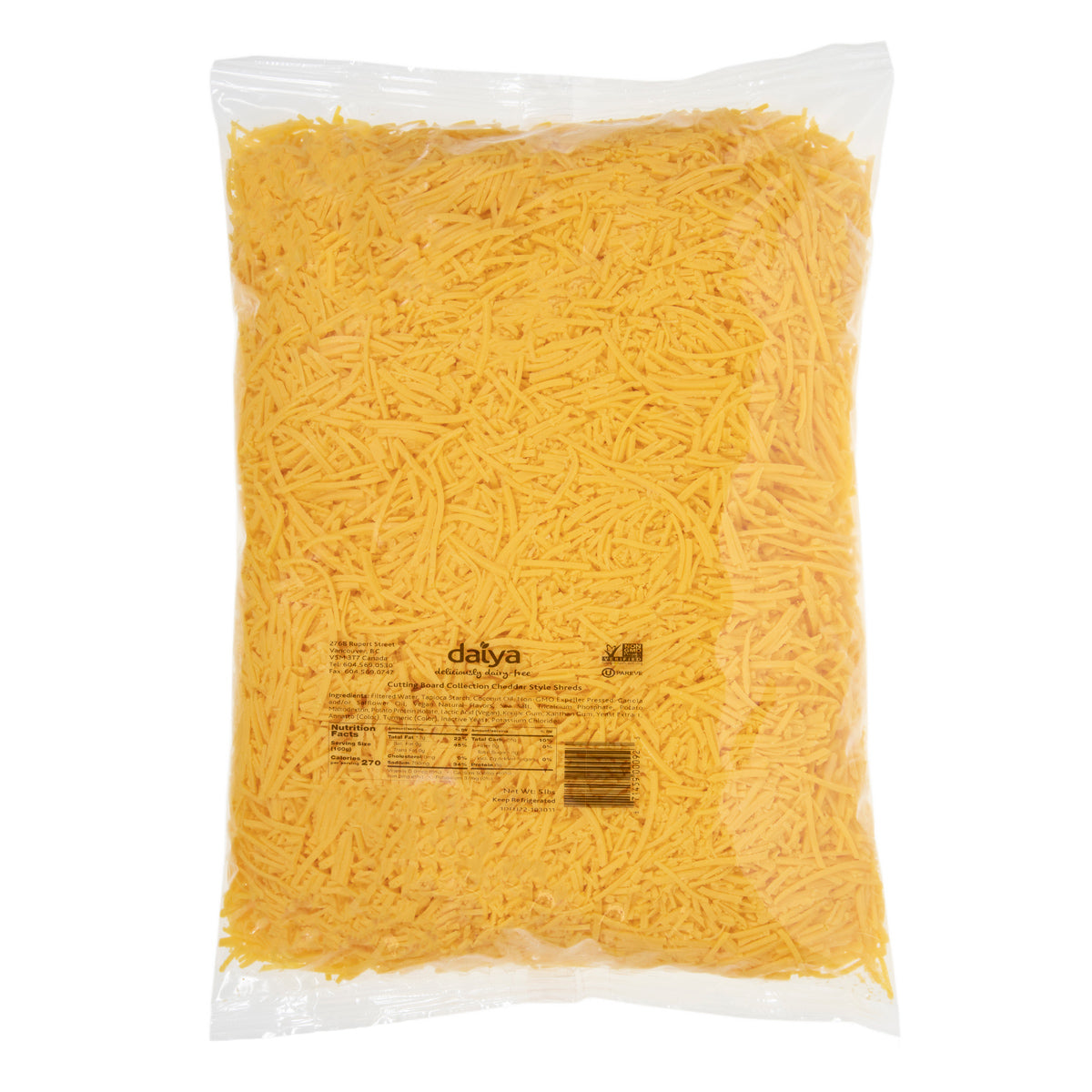 Shredded Vegan Cheddar Cheese