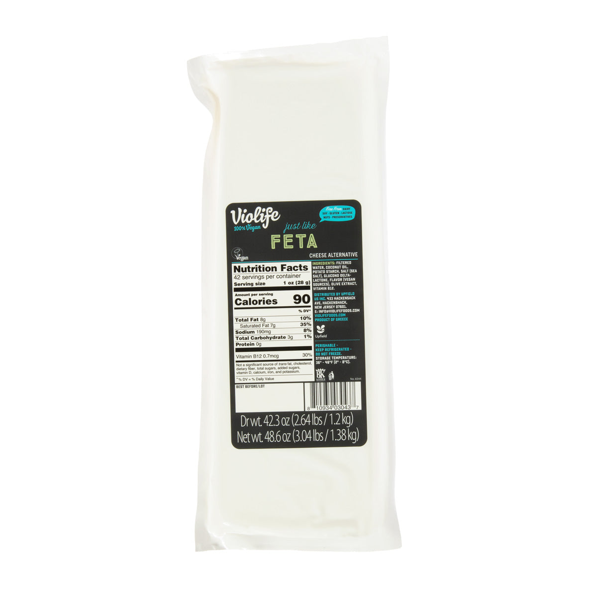 Vegan Feta Cheese Block