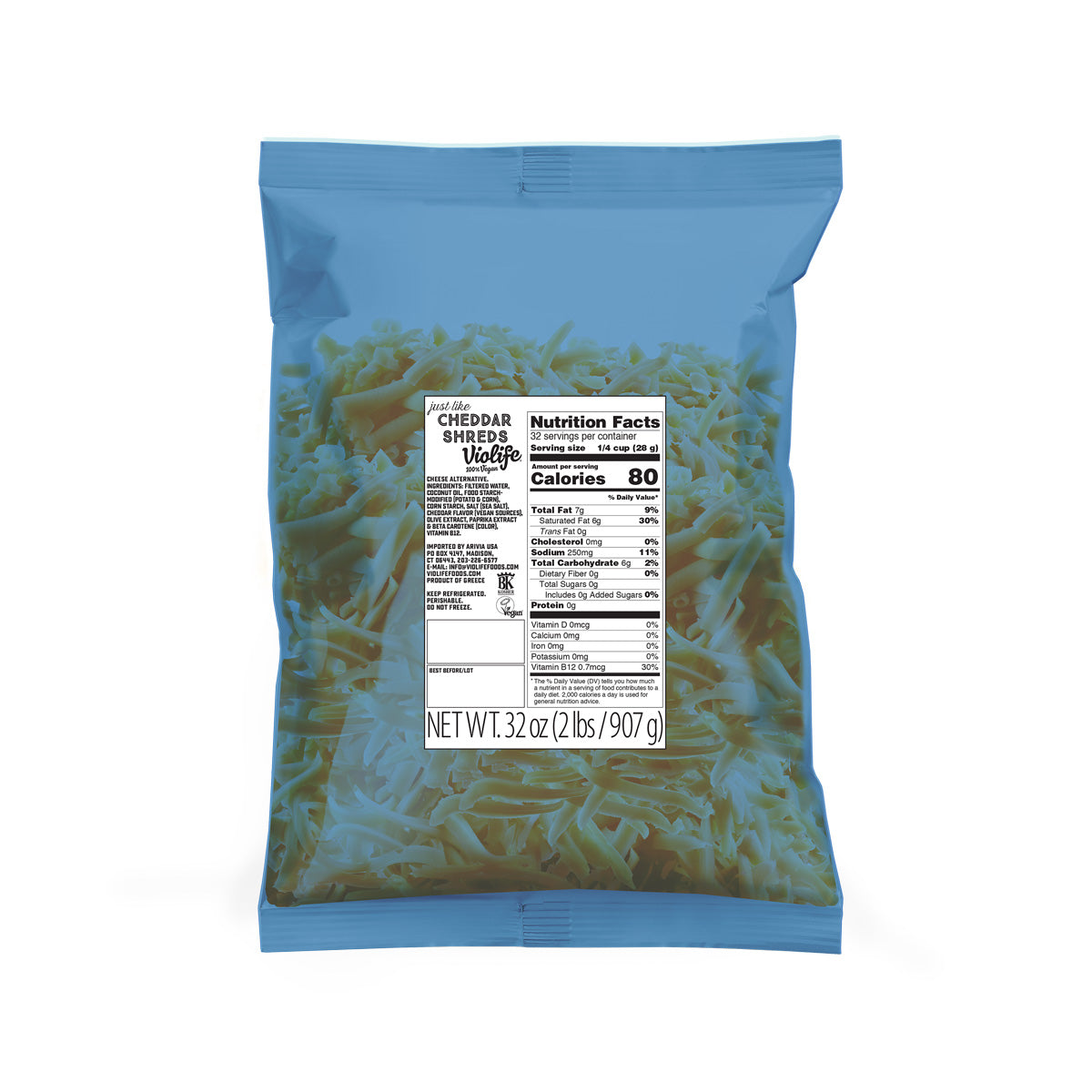Vegan Shredded Cheddar