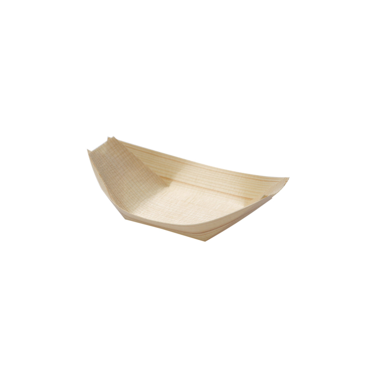 Pine Wood Basket/Boats 5.52 x 3.16