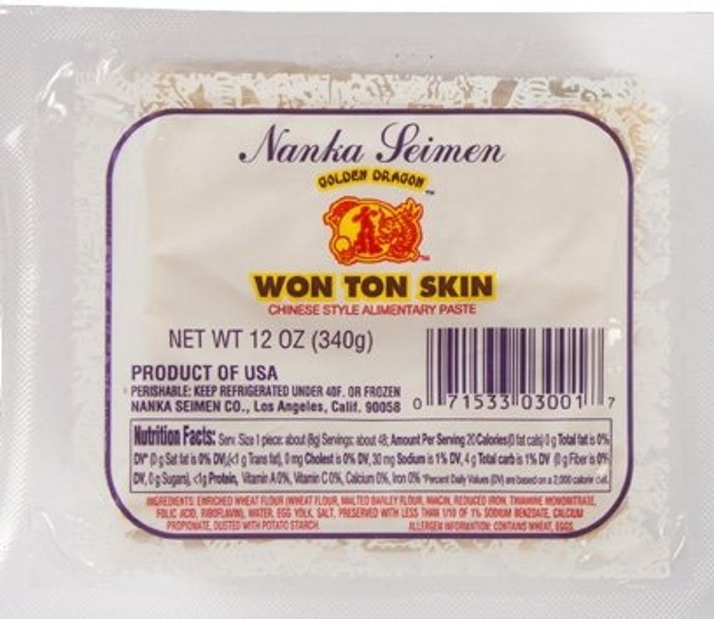 Wonton Wrapper 3 Inch
