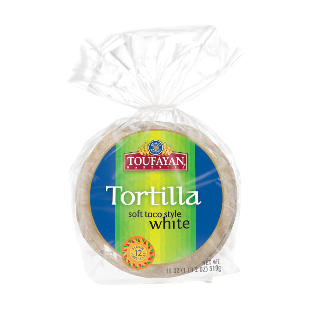 6in White Flour Tortilla Wraps