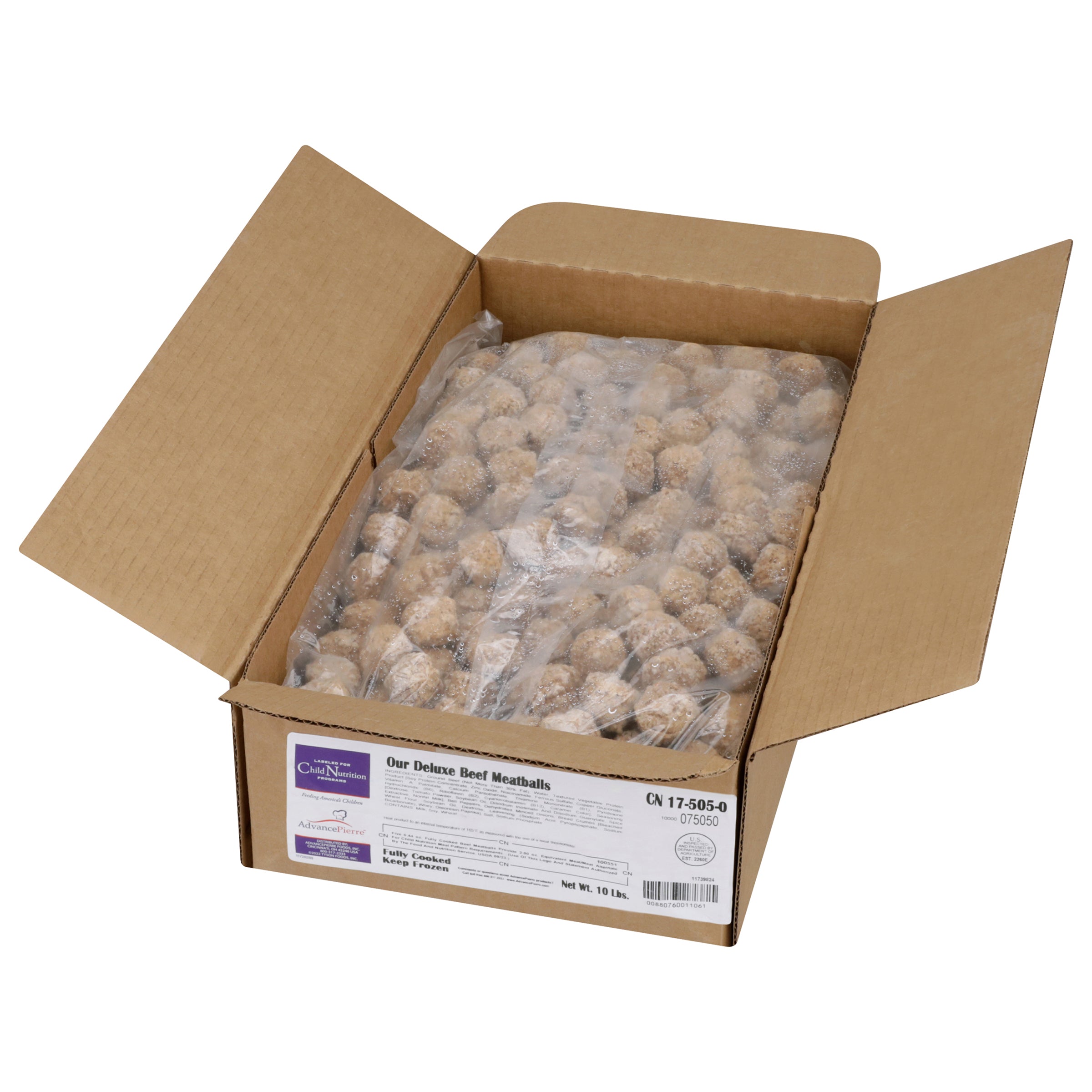 Fully Cooked Beef Meatballs .5oz