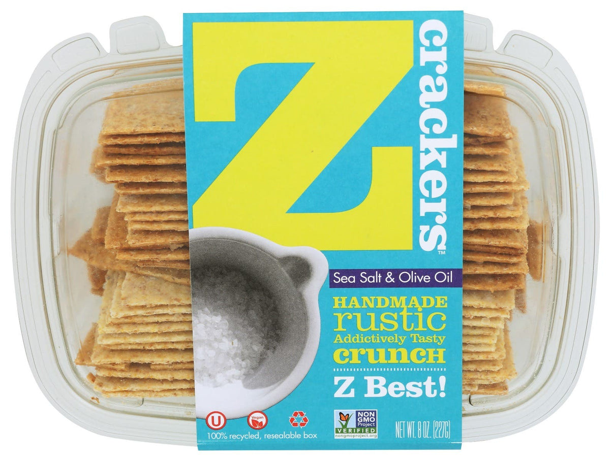Z Crackers Sea Salt and Olive Oil 8 oz