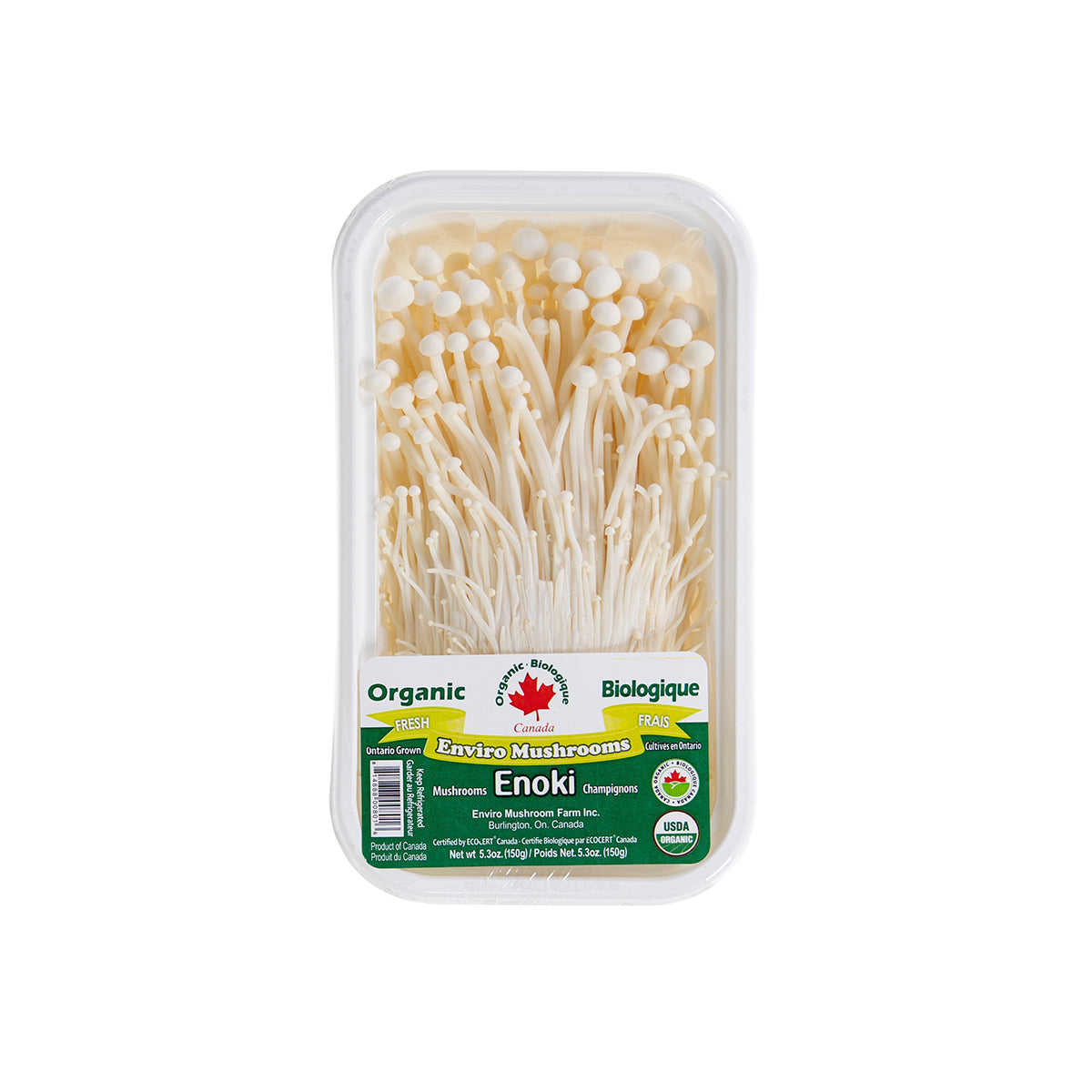 Organic Enoki Mushrooms