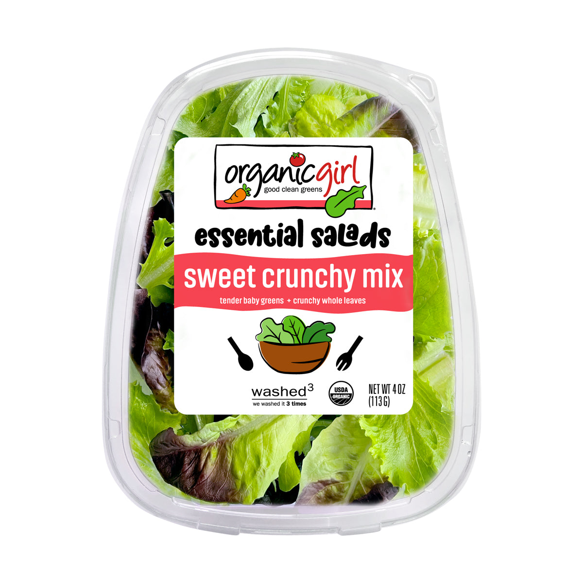 Organic Baby Greens + Crunch