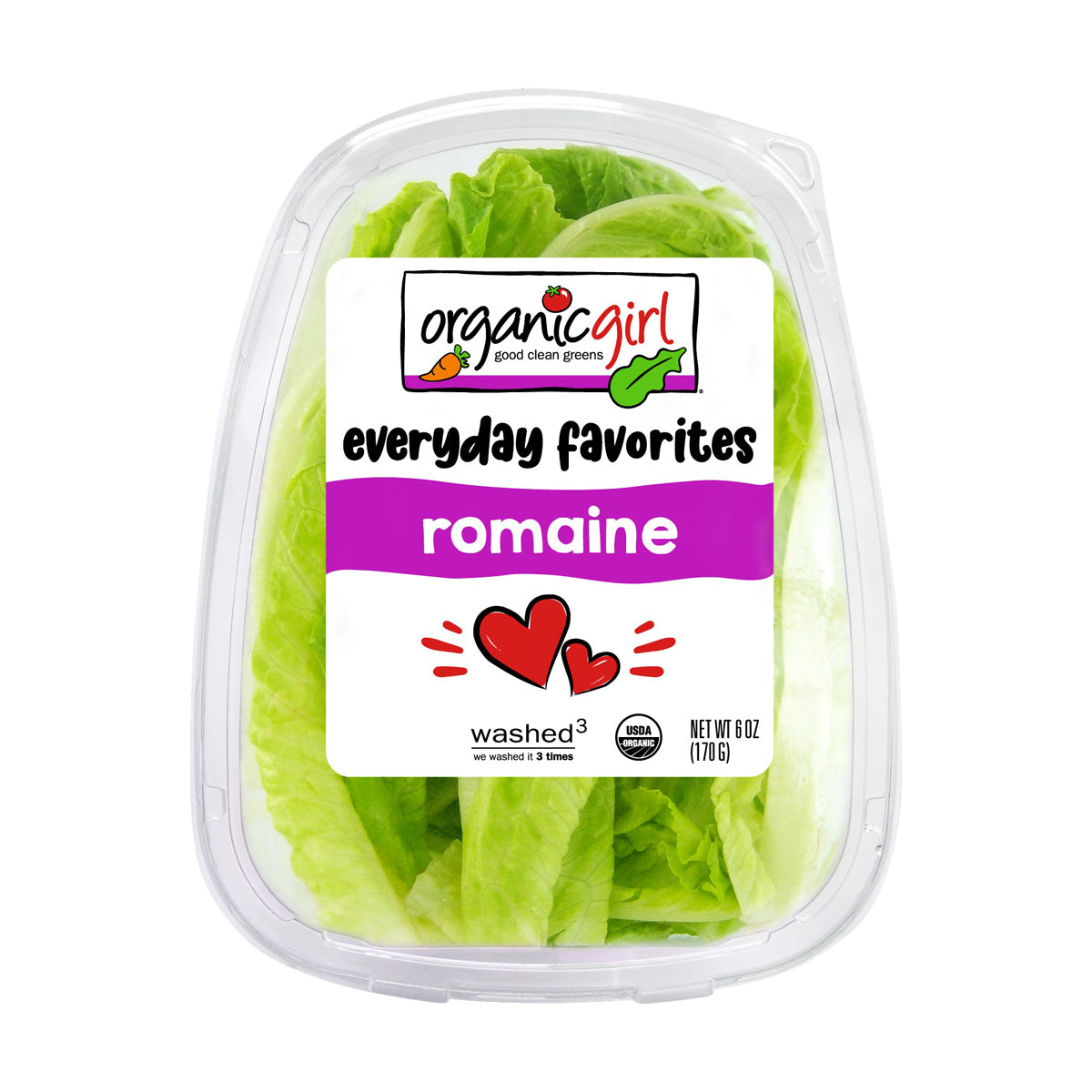 Organic True Romaine Hearts