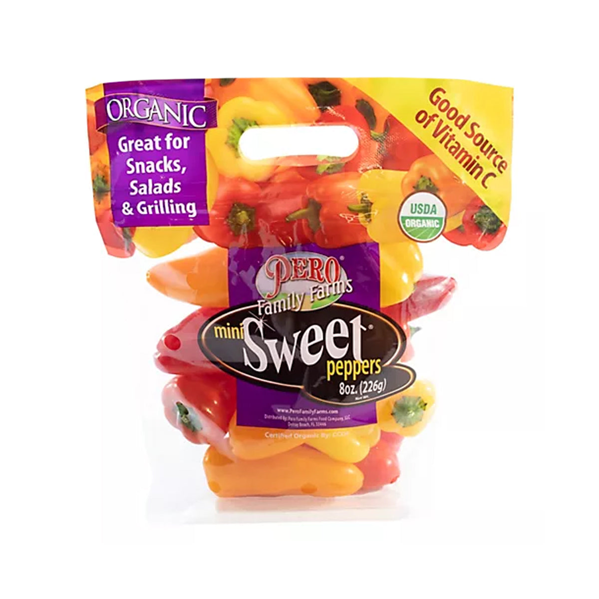 Organic Mini Sweet Peppers