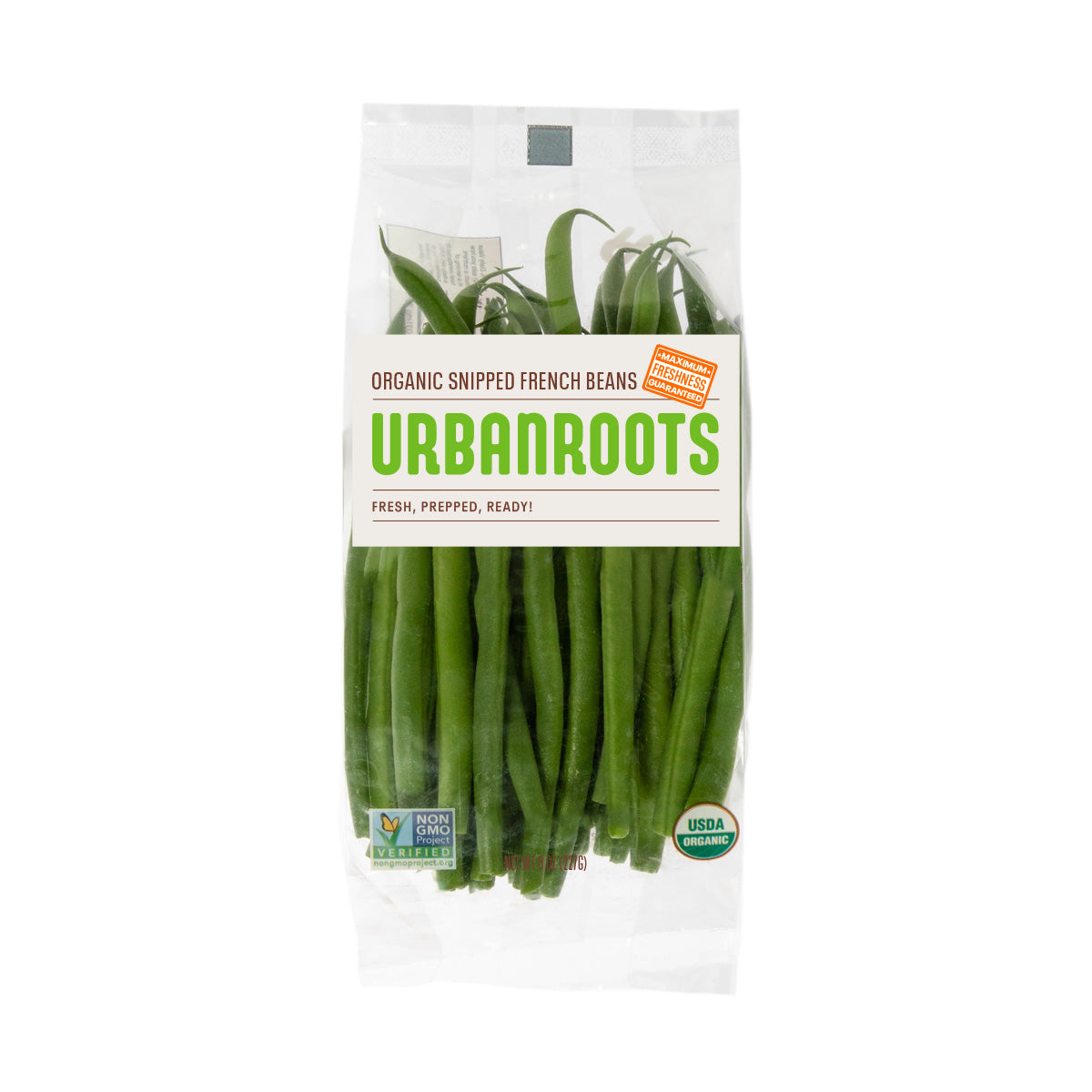 Organic Snipped French Beans